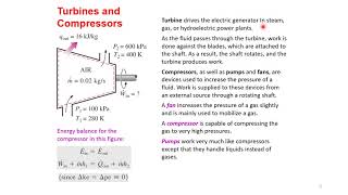 Thermodynamics-I, Week No. 12, Steady Flow Analysis of Nozzle, Diffuser, Turbine, Compressor&Pipes
