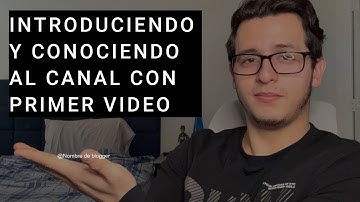 Mi PRIMER VIDEO del Canal de YouTube 📸- (Intro)