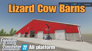 Lizard Cow Barns   / FS22 mod for all platforms