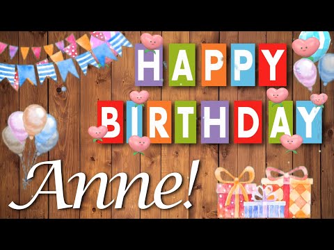 Alles Gute liebe Anne! Herzlichen Glückwunsch zum Geburtstag! YouTube