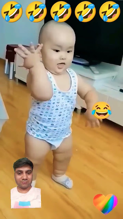 #Dam Dam Diga Diga Dum Dum😅😁😆 #cute baby #comedy #babydance #funny