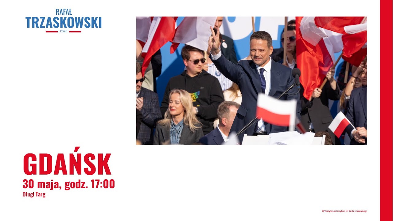 Rafał Trzaskowski: Spotkanie z wyborcami, Gdańsk, 30.05.2025 | Wygra Cała Polska!