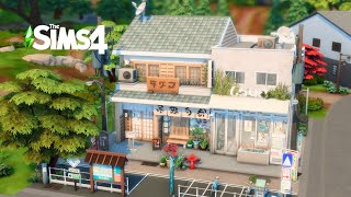 🌼Japanese Shop & Apartment 🌼🎐 | Stop Motion Build | The Sims 4 | No CC