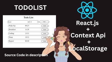 Todo List With React | Context Api | And Local Storage