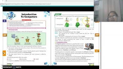 Computer for Class 3 :       Chapter 1:           Introduction To Computer-  part 1