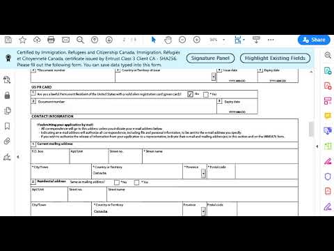 imm 5710e Extend or Renew your entrance action give access let pass in Canada