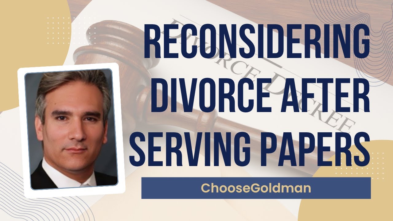 What If I Change My Mind After I Served My Spouse Divorce Papers