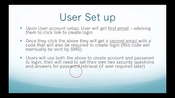 CLASS - setting up your User account