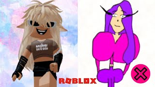 Reaction to Tyanka who talks about herself Reaction to Tyanka in Roblox from Alena TOGETHER WITH MOM