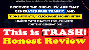 Ai Clickbank Affiliate Sites Generator With Free Traffic -  Ai CB Profitz Review