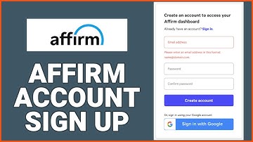 How to Create/Open New Affirm Account 2023? Affirm Sign Up