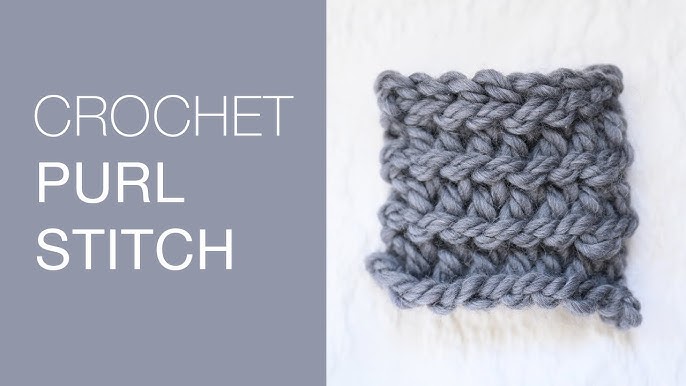 How to Crochet a Picot Stitch Border