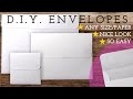 EASY How to Make Envelope with A4 Paper DIY - Any Size, Custom Size