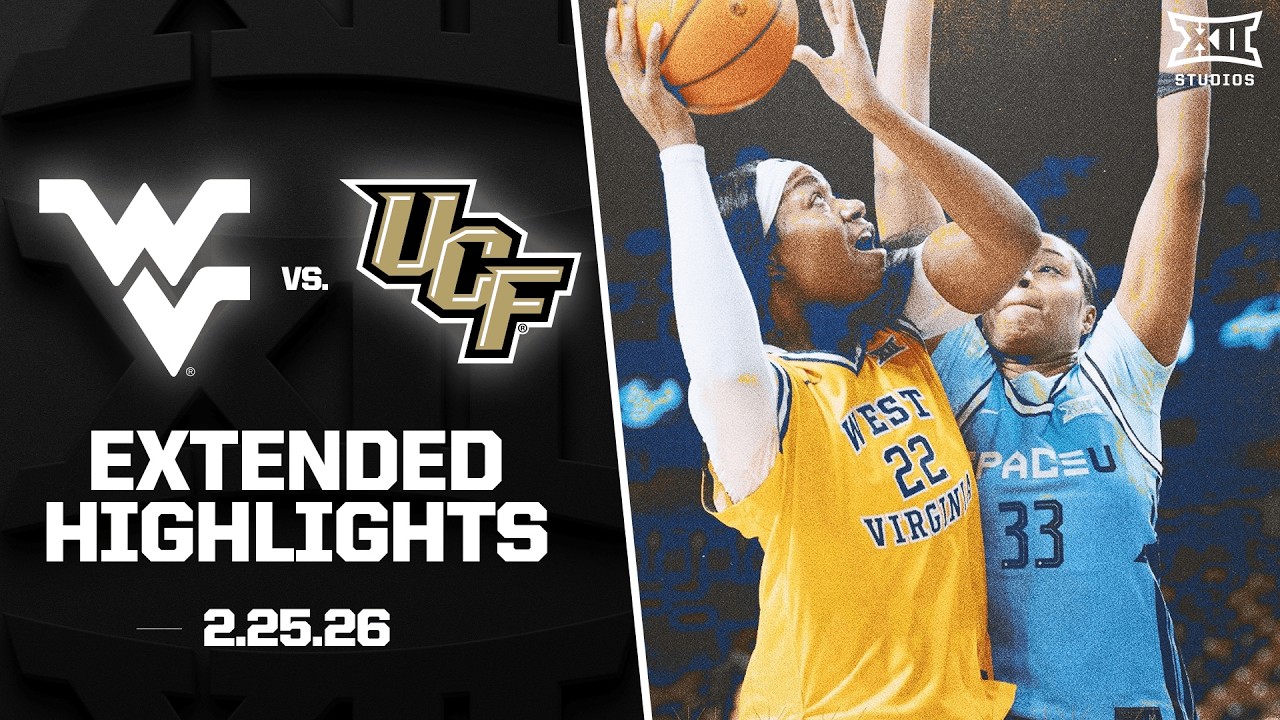#17 West Virginia vs. UCF Extended Highlights | 2025-26 Big 12 Women's Basketball