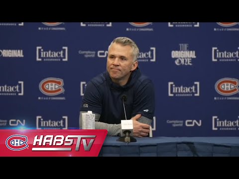 Martin St-Louis addresses the media at practice | LIVE PRESS CONFERENCES