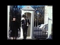 8mm film Slottsplassen Slottet Garden Karl Johan 1960 / The Royal Palace Guards Norway 1960