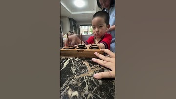 Complete Hanoi tower puzzle 9 levels , Oscar 5yrs