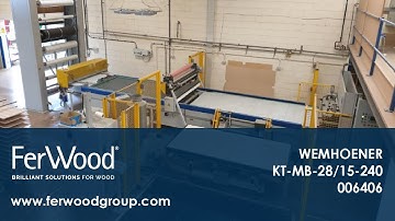 Membrane press in action - WEMHOENER KT-MB-28/15-240 - Ferwoodgroup - 006406