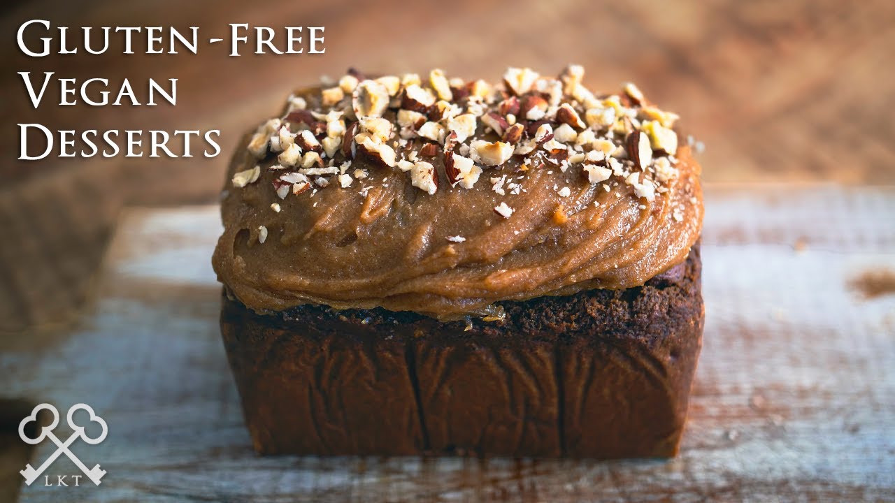 Double Chocolate Cake with Tahini Caramel | Gluten Free Vegan Desserts ...