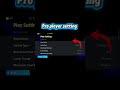 Pro Player setting 💀