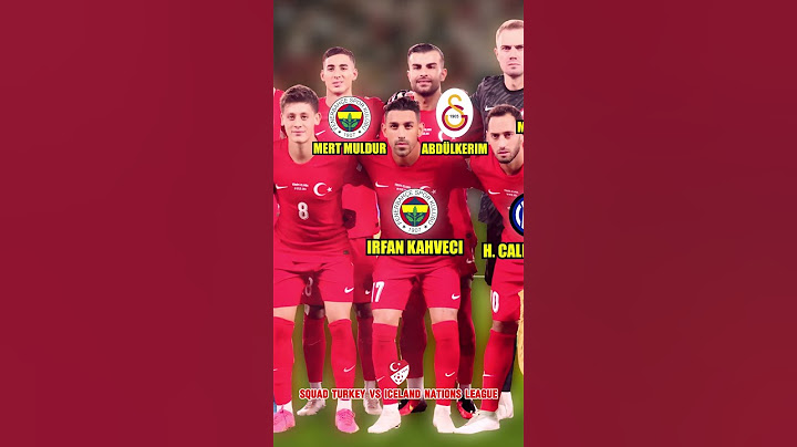 SQUAD TURKEY VS ICELAND 2024 | UEFA Nations League #turkey #bintangbola