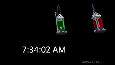 MatsClock 260110 - Free PowerPoint Digital Clock PPT Timer 3D Hurricane Lamp