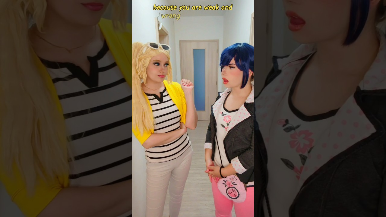 Weak, wrong and dance badly| Chloé Bourgeois & Marinette Dupain-Cheng @nikkihatsunecosplay#cosplay