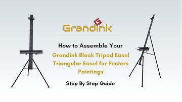 How to Assemble the Grandink Single Mast Metal Easel | Step-by-Step Assembly Guide
