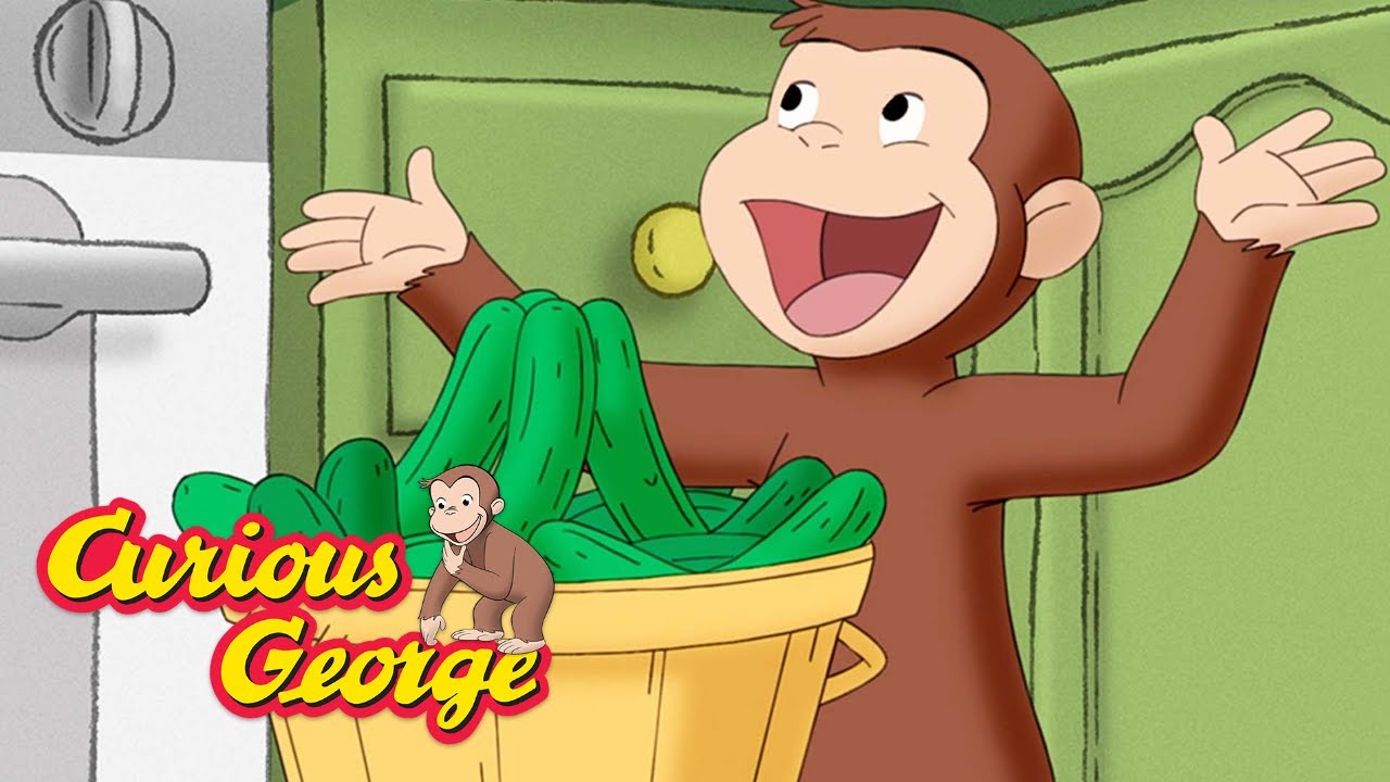 ⁣Curious George 🥒 George Plants Too Many Cucumbers 🥒 Kids Cartoon 🐵 Kids Movies 🐵 Videos for Kids