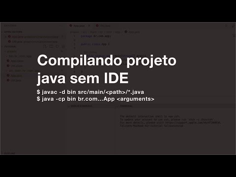 Compilando projeto Java com hierarquia de pacote sem usar IDE (utilizando linha de comando)