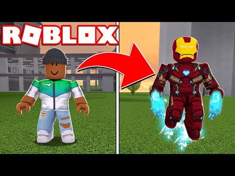 Transforming Into Iron Man In Roblox Youtube - ethan gamer tv roblox iron man