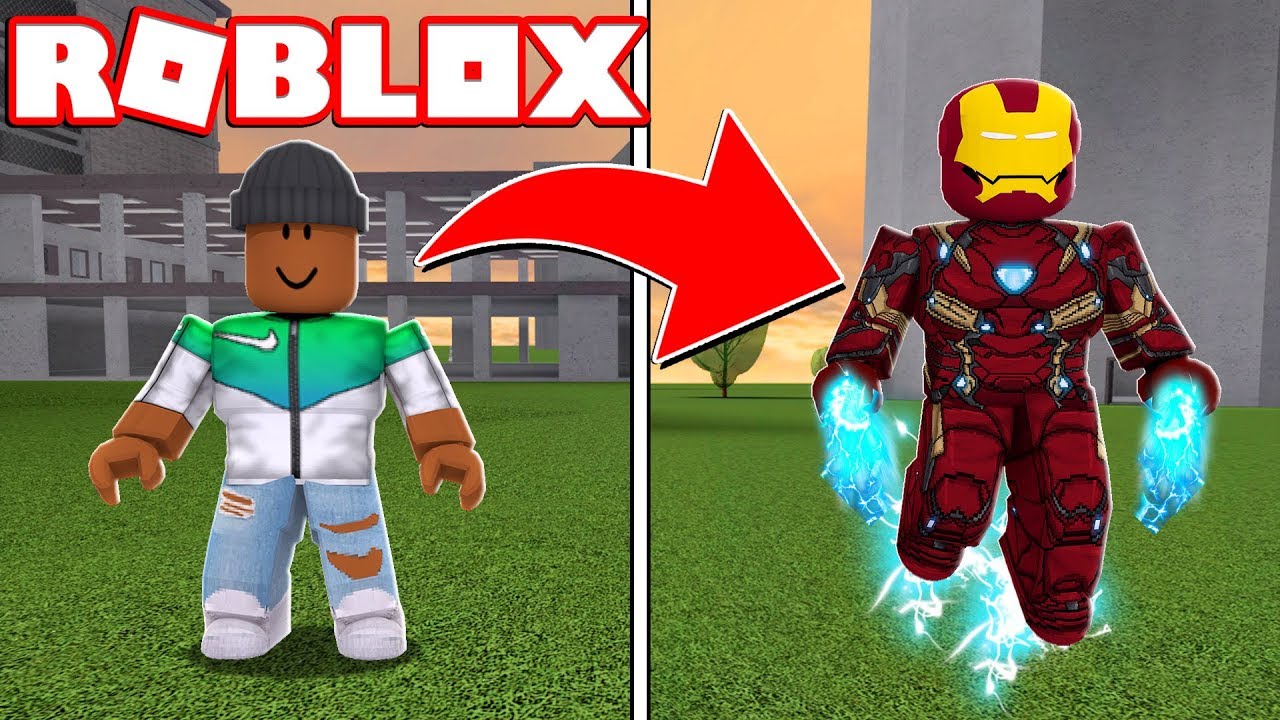 Transforming Into Iron Man In Roblox Youtube
