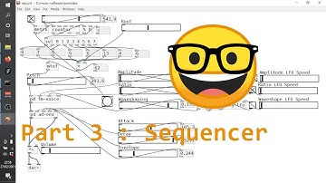 Tutorial : Your first USEFUL Purr Data (Pure Data) synth - Part 3 : 8-Step Sequencer