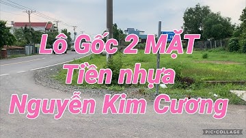 Lô Gốc 2 Mặt Tiền Nguyễn Kim Cương Vị Trí Đẹp | Thích Hợp Kinh Doanh Cafe | Xã Tân Thạnh Đông