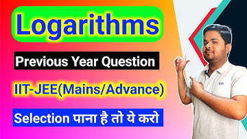 Logarithm pyqs | IIT JEE Advanced PYQs Chapter wise video solution of logarithms | #jee #jee2022
