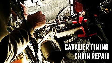 03 CHEVY CAVALIER TIMING CHAIN AND TENSIONER REPAIR