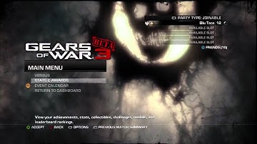 Gears Of War 3 Beta - Golden Retro Lancer