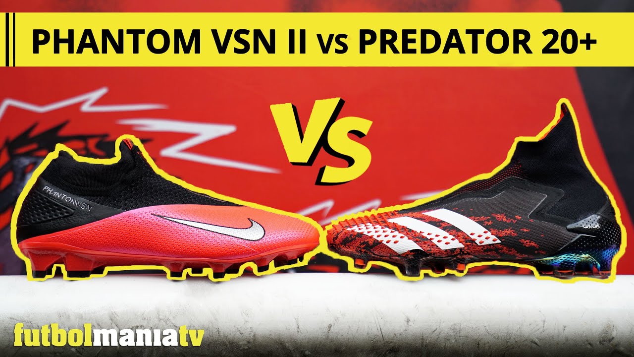 nike phantom vision vs adidas predator