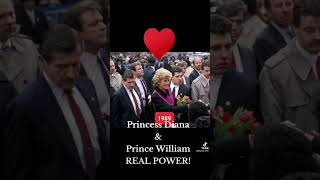 Legends Princess Diana and Prince William in New York ❤️??princessdiana princewilliam shorts