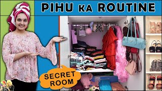 PIHU KA DAILY ROUTINE | Secret Room & Home Tour | Sunday Routine | Aayu and Pihu Show screenshot 4