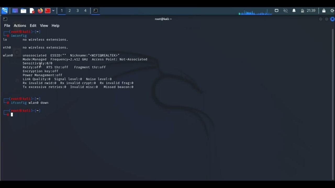 How To Enable Monitor Mode In Kali Linux How to enable monitor mode in Kali Linux | @ayush_tiwari_07 | - YouTube