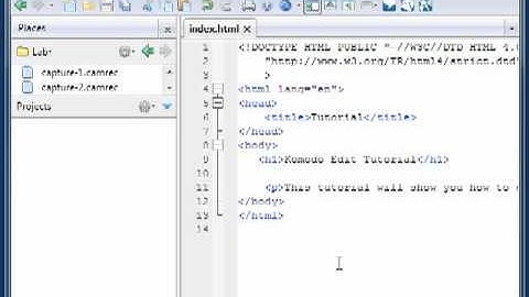 Komodo Edit Tutorial