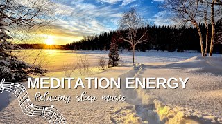 Beautiful relaxing music, peaceful soothing instrumental music, winter wildlife