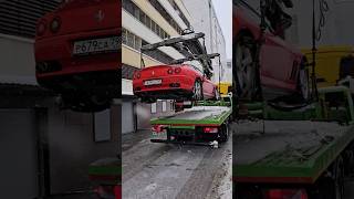 Разгрузка Феррари, упадет или нет !? #ferrari #supercars