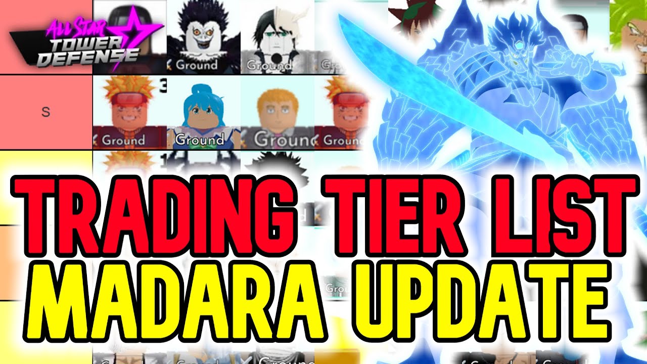 The NEW Trading Tier List Ft. Madara 6 Star