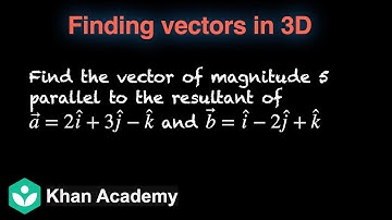 Finding vector given direction and magnitude(Hinglish)| Vector Algebra |Grade 12 |Math| Khan Academy