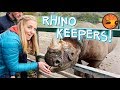 Rhino Keepers for a Day! | Maddie Moate