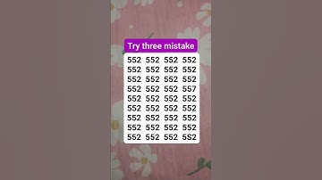 Try three mistake #brainteaser #search #find #shortvideo