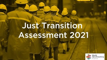 Launch webinar for our 2021 Just Transition Assessment – 2 November 2021