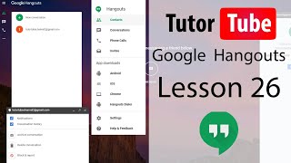 Google Hangouts Tutorial - Lesson 26 - Sharing Video Call Link